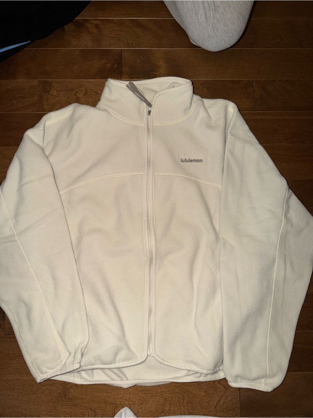 Lululemon Women's Cream Full-Zip Fleece Jacket